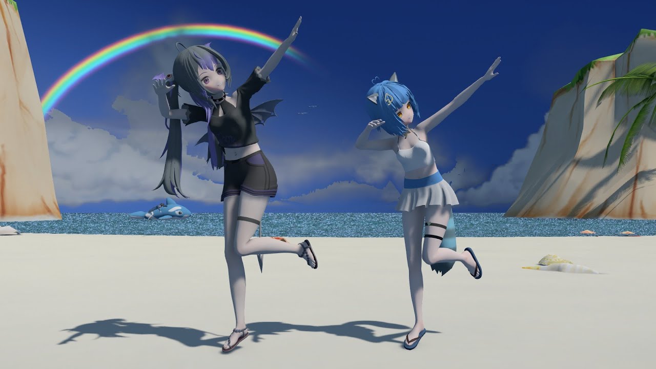 [MMD] Roca Rourin / Poko Rakun --「Marine Dreamin'」 - YouTube