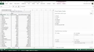 Advanced Pivot Table Feature - Charts, Calculated Items, and Calculated Fields