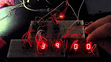 Setting Altitude 7-Segments display Arduino