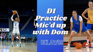 D1 PLAYER MIC'D UP DURING PRACTICE! 🤣 (UCLA WOMEN'S BASKETBALL)