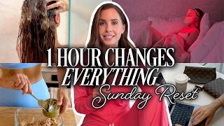 I perfected the hot girl Sunday reset routine (60 minutes will change your LIFE)