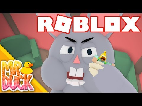 The Easter Bunny Wants To Eat Me Roblox Escape The Easter Bunny Obby Youtube - adopting adorable pets in roblox adopt me by productivemrduck