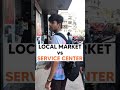 Local market vs service center  ft hp service center