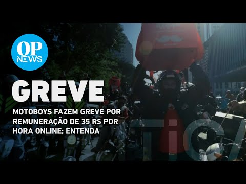 Greve geral dos motoboys tem início em São Paulo | O POVO NEWS