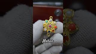 NAVARATNA MOPU #gold #locket #bestring #mopup #necklace #chains #golden #caddesigner #cadcam #cad