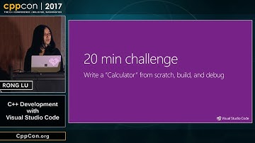 CppCon 2017: Rong Lu “C++ Development with Visual Studio Code”