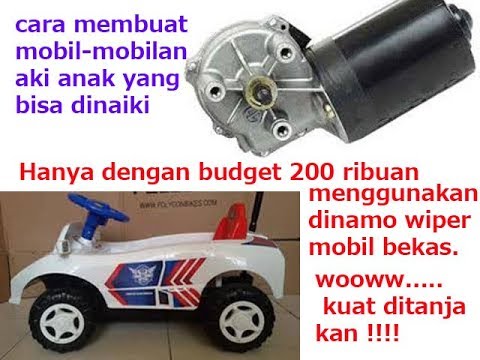 Membuat Dan Merakit Gokart Aki Anak ( Part 1). 