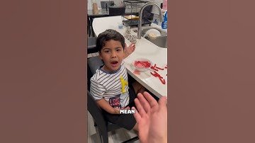 Thumbnail of Mom and dad catch son eating taki cereal #shorts