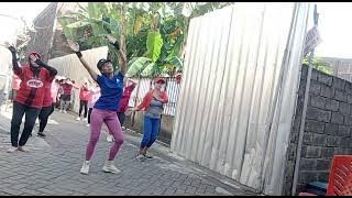 Senam kreasi Rasah Nyangkem, koreo by widyaperforms at Balongsari gym group