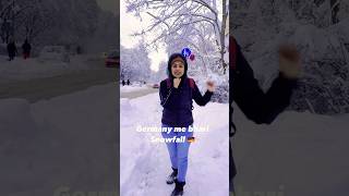 Germany me Bhari Snowfall breaks all records #shortvideo #shortvideo #indian #shortsviral