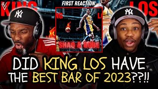 King Los - SHAQ \& KOBE FREESTYLE | FIRST REACTION