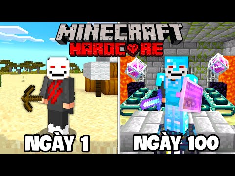 Tóm Tắt Minecraft 100 Ngày Sinh Tồn Siêu Khó