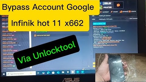 Frp Infinik hot 11 x662 Android 11 via Unlocktool ll Account Google  byapass