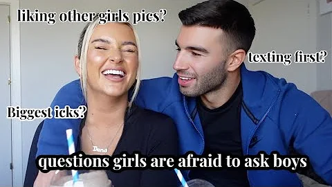 ASKING MY BOYFRIEND QUESTIONS GIRLS ARE AFRAID TO ...