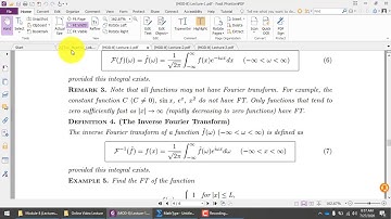 12-More Examples for Fourier Transform