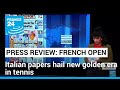 Paolini, Sinner: Italian papers hails new era in tennis • FRANCE 24 English