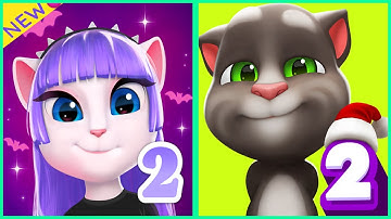 My Talking Angela 2 New Update vs My Talking Tom 2 - Android Gameplay Walkthrough #Part 7