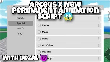 Arceus X New Permanent Animation V3.5 Script 😱