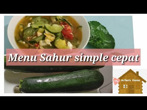 Tip Dapur TUMIS TIMUN PAKAI TELUR MENU SAHUR SIMPLE CEPAT Yang Luar Biasa