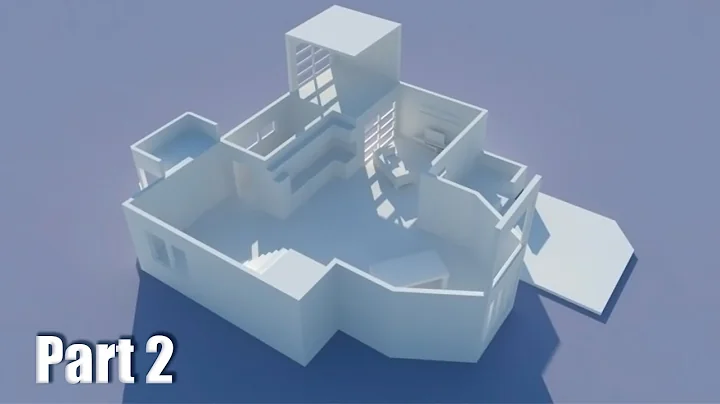 #7 - Residental design in free Google SketchUp 8 - how to build whole house part 2