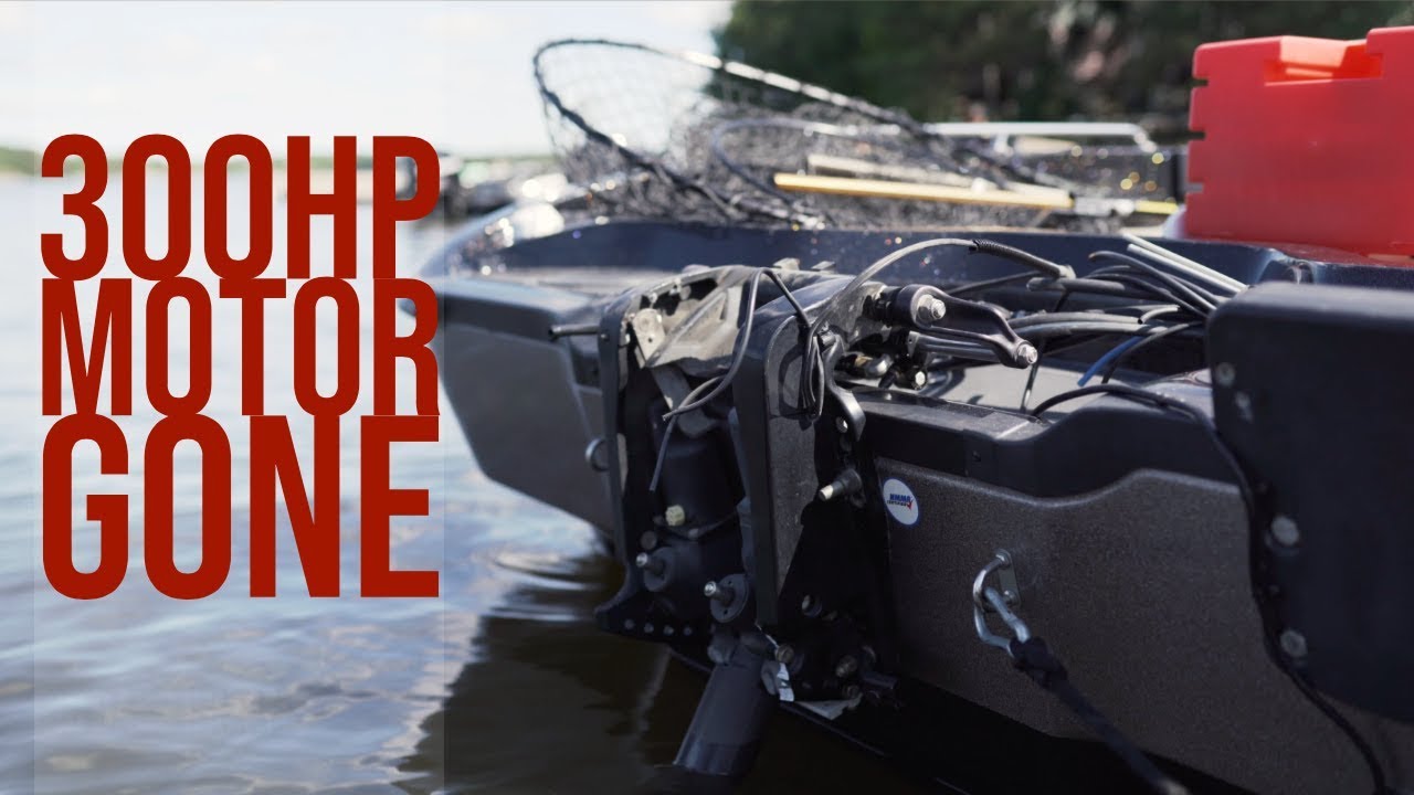 bass fishing at night Motor Disaster on Lake of The Woods