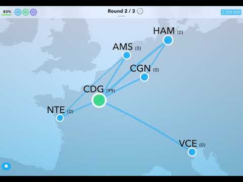 Union (CDG as HUB) - Europe - OptiFlight Level 6