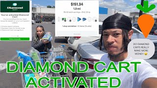 1ST DAY BACK AS DIAMOND CART INSTACART |300 ORDERS TO GET HERE WAS IT REALLY WORTH IT ❓