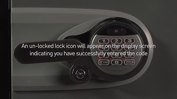 How to Open a Sentry®Safe Advanced Electonic Lock and Dual Key Fire Safe