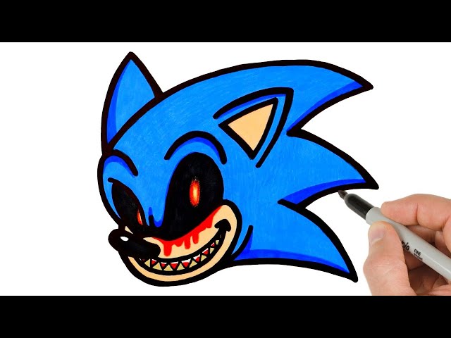 Drawn't on X: This is the best design for Sonic.exe if it were