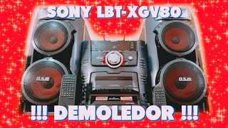 SONY LBTXGV80 (DESTRUCTOR) ‼ TEST DE SONIDO EN LUGAR CERRADO #15