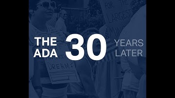 ADA 30 - The ADA In Real Life