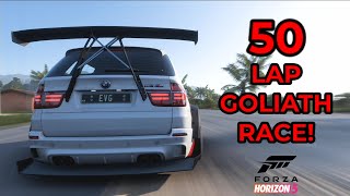 Forza Horizon 5 - I Did 50 Laps Of The GOLIATH Race - Big Money, XP & Skill Points!!