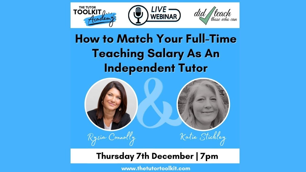How To Match Your Full-Time Teaching Salary As An Independent Tutor