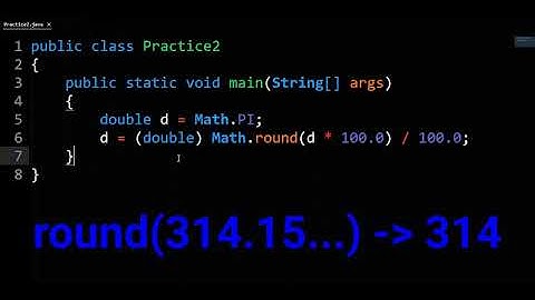 Java Math.round
