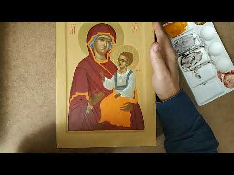 Самоучитель иконописи | Пишем икону Богородицы - вместе онлайн, 2