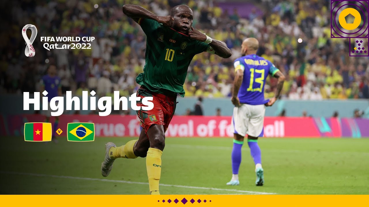 Dramatic late winner! Cameroon v Brazil FIFA World Cup Qatar 2022