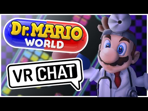 DR. MARIO GIVES PEOPLE PILLS IN VRCHAT! ~ VR HILARIOUS MOMENTS  (Dr. Mario) Ft.@VolticGlitch