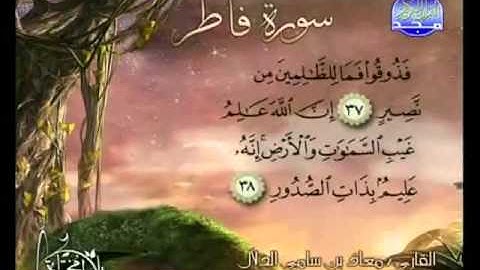 التلاوات المختارة _ معاذ الدلال - سورة فاطر ( 2 _ 2 )