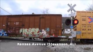 Railroad Crossings of the CSX Chattanooga Sub Part 1