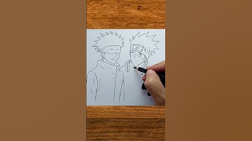 Gojo Satoru And Kakashi Hatake Drawing Tutorial #drawingtutorial #drawing #stepbystep #kakashihatake