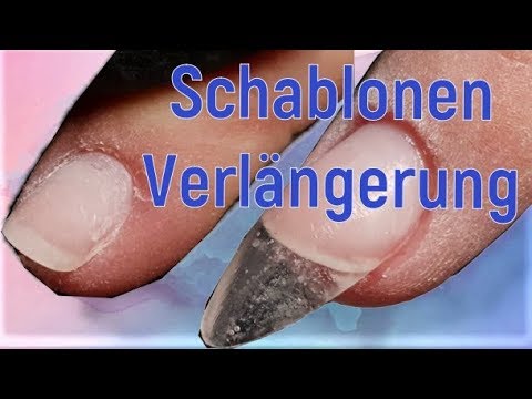 Gelnagel Mit Schablone Verlangern Fur Anfanger Mynails24 Com Schablone Nagel Mit Schablone Youtube