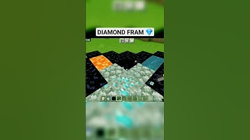 DIAMOND FARM 💎IN MINECRAFT 😈🔥🎉👍 PLEASE LIKE AND SUBSCRIBE 🥺☺️ #shorts