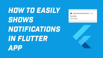 How to Show Notifications in Flutter App (Easy Way)!