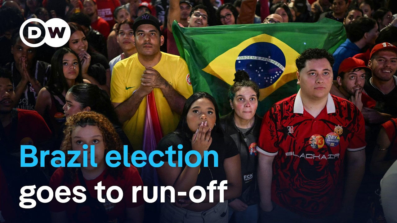 Right-wing challenger Flavio Bolsonaro wins first round over incumbent Lula | DW News