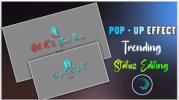 How to make pop up light text effect status video||how to make trending status||Suraj Das||