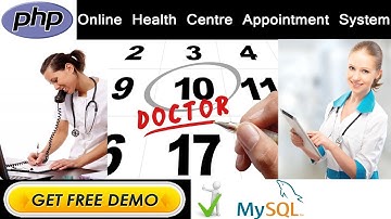 Online | Clinic | Health Centre Appointment System Project in PHP | MYSQLI - College Projects for CS