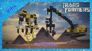 Transformers Scrapmetal in Minecraft - 1:1 Scale - Tutorial