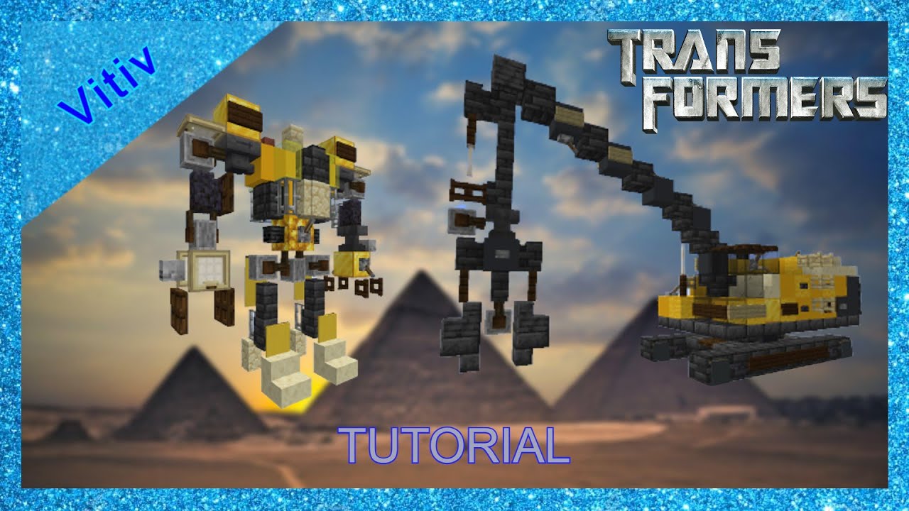 Transformers Scrapmetal in Minecraft - 1:1 Scale - Tutorial - YouTube