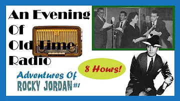 All Night Old Time Radio Shows - Rocky Jordan #1 | 8 Hours of Classic Radio Shows
