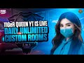 Live custom room pubg mobile tiger queen yt girl gamer